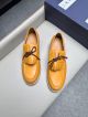 J.M.WESTON Man Yellow Calfskin Business Leather Shoes 042846 (4)_th.jpg